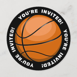 Invitación Ventilador de baloncesto