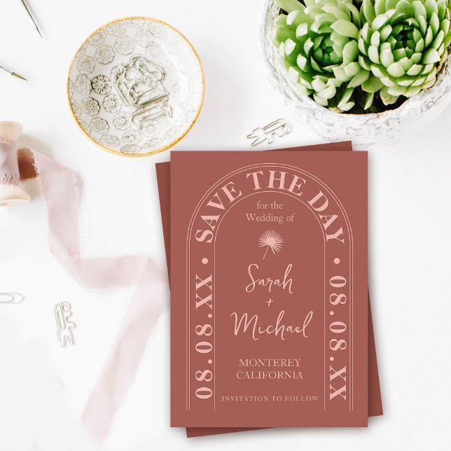 Invitación Ventilador Palm Leaf Verano Trópico Brillante Guar (Subido por el creador)