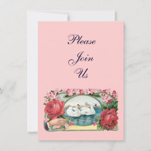 Invitación Ventiladores y Rosas Personalizado Valentine Invit