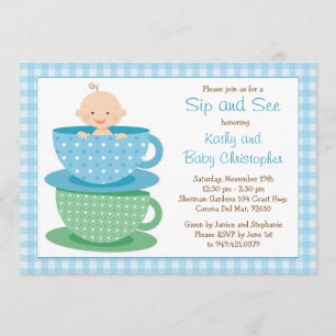 Invitación Ver e invitar a Baby Shower