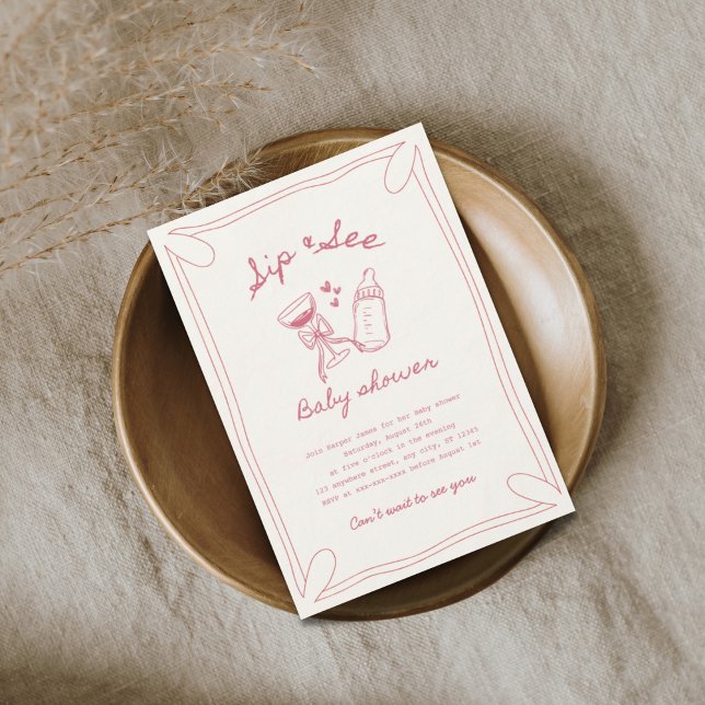 Invitación Ver la ducha de bebé chica (Subido por el creador)