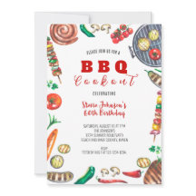Verano BBQ Cocina 60 cumpleaños