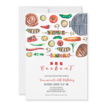 Verano BBQ Cocina Cumpleaños