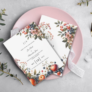 Invitación verano colorido en el jardín