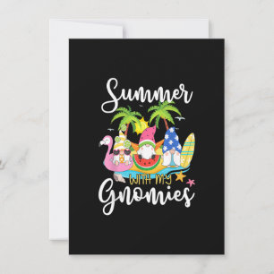 Invitación Verano Con Mis Gnomies Lindos Gnomos De Jardín Fam