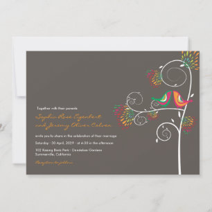 Invitación Verano de Besado caprichoso Amarre Boda RSVP