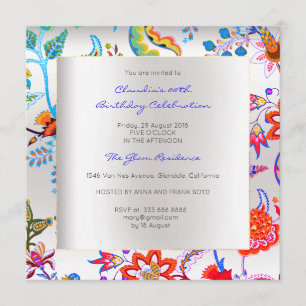 Invitación Verano de Chinoiserie de la primavera oriental de