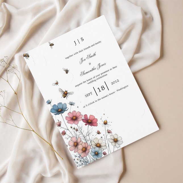 Invitación verano floral y colorido (Subido por el creador)