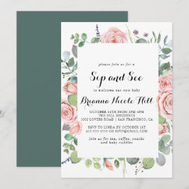 Invitación Verano geométrico Brisa de la Brisa Floral Sip y V