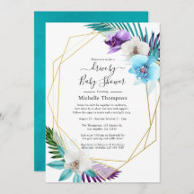 Verano Geométrico Tropical De Ducha