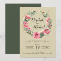 Verano Indio | Boda de Peonías Rosadas en Acuarela