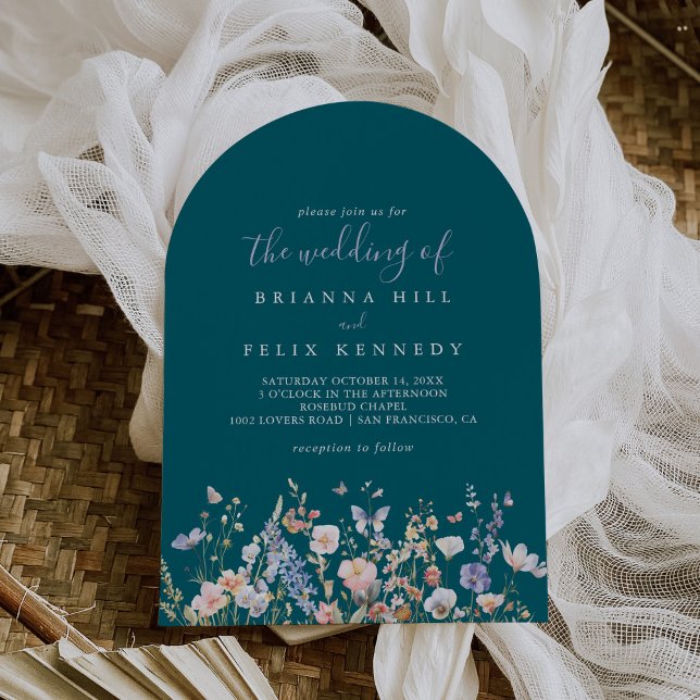 Invitación Verano Multicolor Flor Verde El Boda De (Subido por el creador)