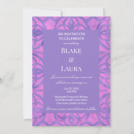 Invitación Verano Rosa Tiza Personalizado Audaz