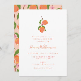 Invitación Verano Vintage Fruit Boho Bridal Shower
