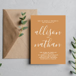 Invitación Verdadera sencillez 1 Boda mínimo de precios<br><div class="desc">¡Esta sencilla y preciosa invitación a la boda es perfecta para los minimalistas de todos nosotros! Por favor,  contáctame si quieres ayudar a personalizar la parte de texto de esta invitación a la boda.</div>