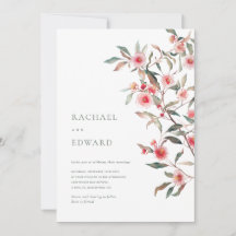 Verde de Eucalipto y Florales Rosados para Boda
