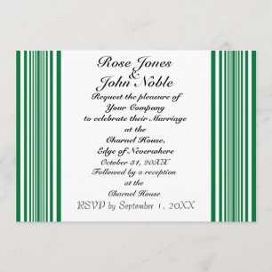 Invitación (verde) de la boda de Hemera