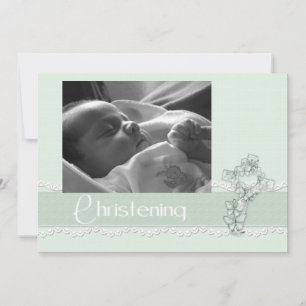 Invitación verde de la pintura de la menta de vera