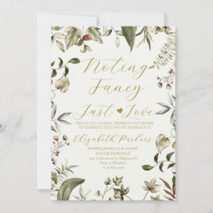 Invitación Verde No es nada lujoso Solo boda de amor