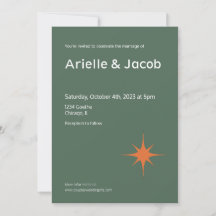 Verde oliva, roya y rosa de mediados de siglo mode