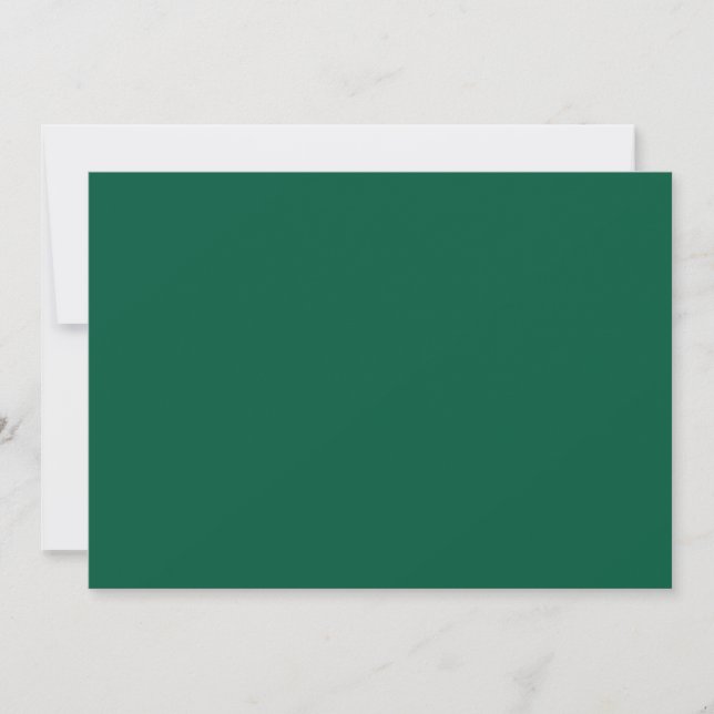 Invitación Verde Oscuro Rico (Anverso)