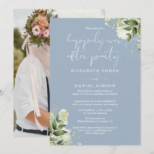 Invitación Verde para Siempre Bodorrio a Escondidas Foto