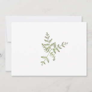 Invitación verde primavera