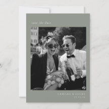 Verde Salvia Minimalista Elegante Foto Guardar la 