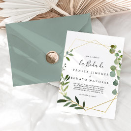 Invitación Verdes tropicales deja La Boda de