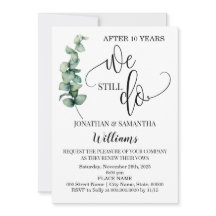 Verdor Aún lo hacemos Aniversario de bodas