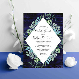 Invitación Verdor botánico Eucalyptus Ducha Bridal