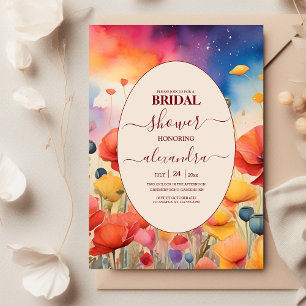 Invitación Verdor botánico rústico ducha de novia