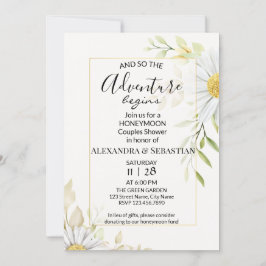 Invitación Verdor Chrysanthemum Honeymoon Shower