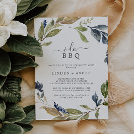 Invitación Verdor de otoño hago fiesta de compromiso de barba