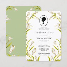 Invitación Verdor de presupuesto botánico Bridgerton Bridal S