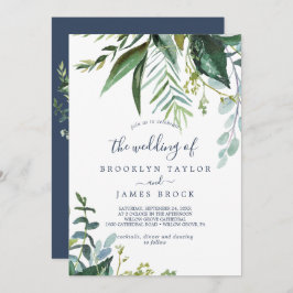 Invitación Verdor De Verano El Boda De