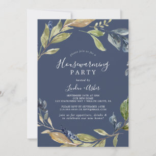 Invitación Verdor otoñal Fiesta de la Marina para el Calent