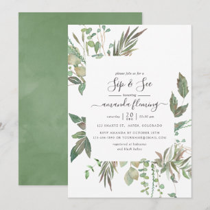 Invitación Verdor Sip y See