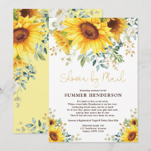 Invitación Verdor Verdedero Baby Shower Por Correo