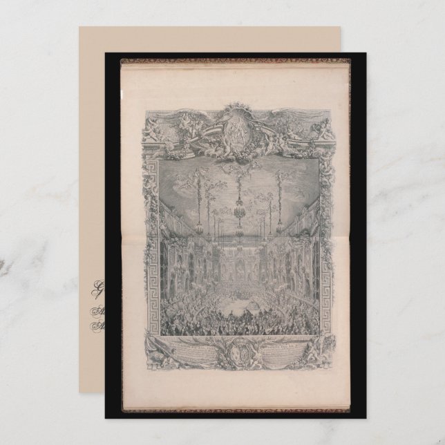 Invitación Vermählung – Gestaltbare Einladung zur Hochzeit (Anverso / Reverso)