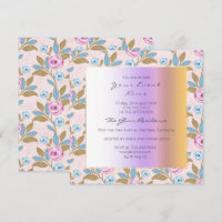 Versalle barroca Marie Antoinette Floral Pastel