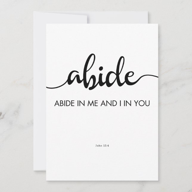 Invitación Verso de la Biblia en Cristo (Anverso)