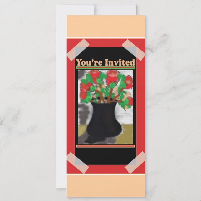 Invitación Vertical (Anverso)