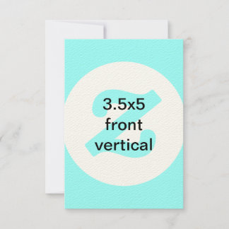 Invitación vertical 3.5x5