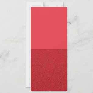Invitación Vertical Roja de Dos Tonos – Personaliz