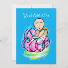 Invitación Vesak Lotus Monk Zen