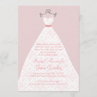 Vestido de boda, rosas, lunares rosados