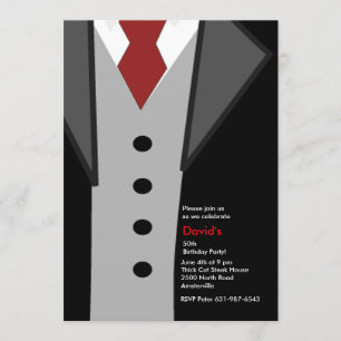 Invitación Vestido de etiqueta