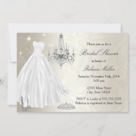 Invitación Vestido de Novia Bonito Regalo de Despedida de Sol