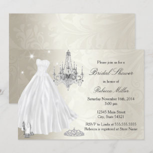 Invitación Vestido de Novia Bonito Regalo de Despedida de Sol